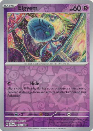 elgyem pokemon card value 30 Retreat Cost Elgyem 2025 Scarlet & Violet: