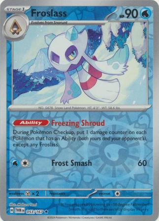 Froslass 53/167 Reverse Holo | Twilight Masquerade | Pokemon Card