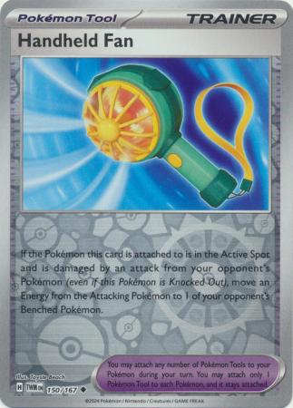 Handheld Fan 150/167 Reverse Holo | Twilight Masquerade | Pokemon Card