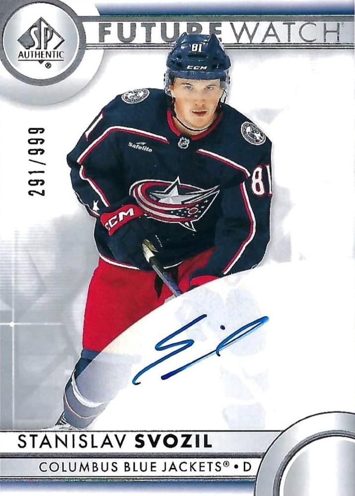 Stanislav Svozil #180 Columbus Blue Jackets | 2023-24 SP Authentic | NHL Trading Card