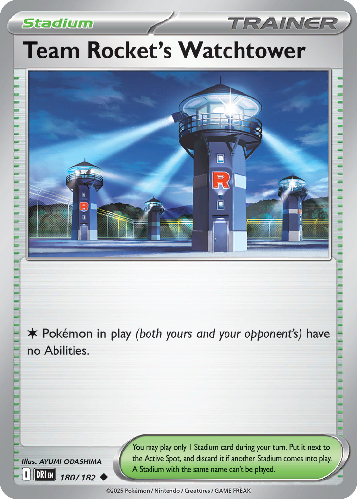 Team Rocket's Watchtower 180/182 Uncommon | Destined Rivals | Pokemon Card
