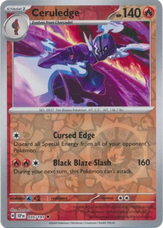 Ceruledge 35/191 Reverse Holo | Surging Sparks | Pokemon Card