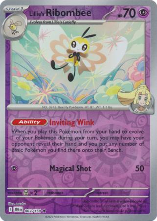 Lillie's Ribombee 67/159 Reverse Holo | Journey Together | Pokemon Card