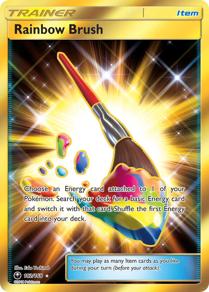 Rainbow Brush 182/168 Rare Secret | Celestial Storm | Pokemon Card