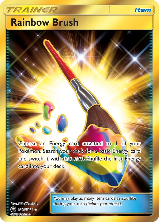 Rainbow Brush 182/168 Rare Secret | Celestial Storm | Pokemon Card