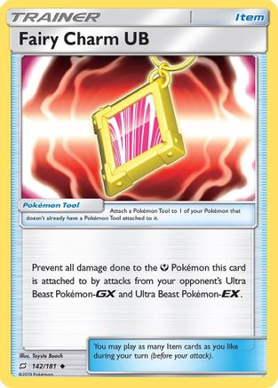 Fairy Charm UB 142/181 Reverse Holo | Team Up | Pokemon Card