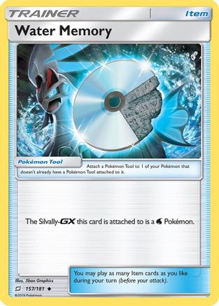 Water Memory 157/181 Reverse Holo | Team Up | Pokemon Card