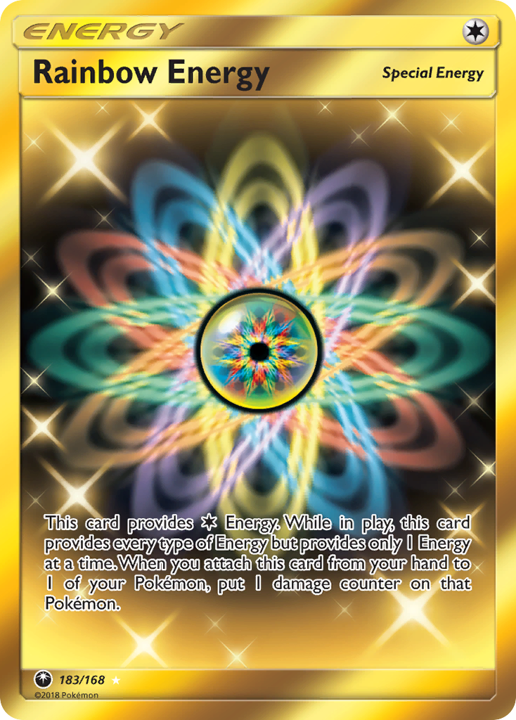 Rainbow Energy 183/168 Rare Secret | Celestial Storm | Pokemon Card