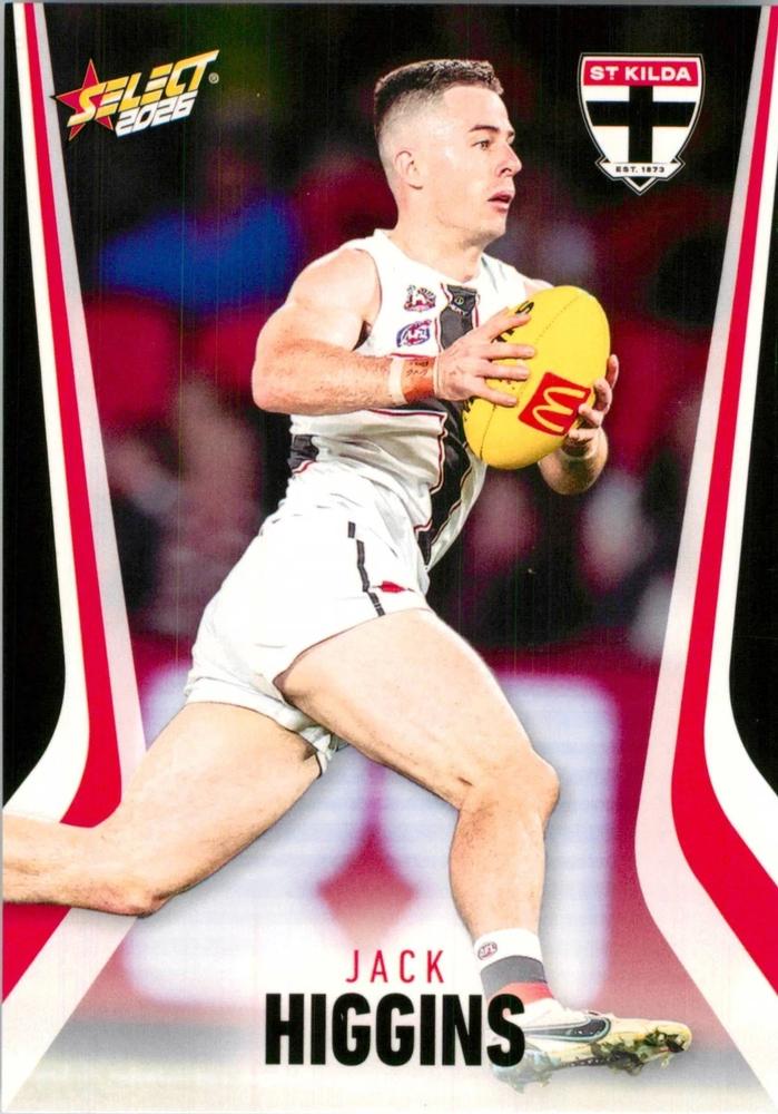 Jack Higgins #184 St. Kilda Saints | 2026 Select AFL Footy Stars | Trading Card