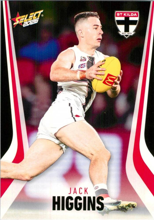 Jack Higgins #184 St. Kilda Saints | 2026 Select AFL Footy Stars | Trading Card