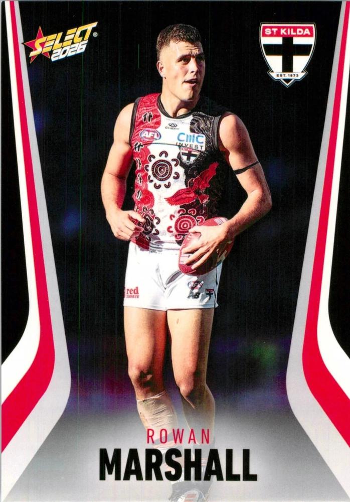 Rowan Marshall #187 St. Kilda Saints | 2026 Select AFL Footy Stars | Trading Card