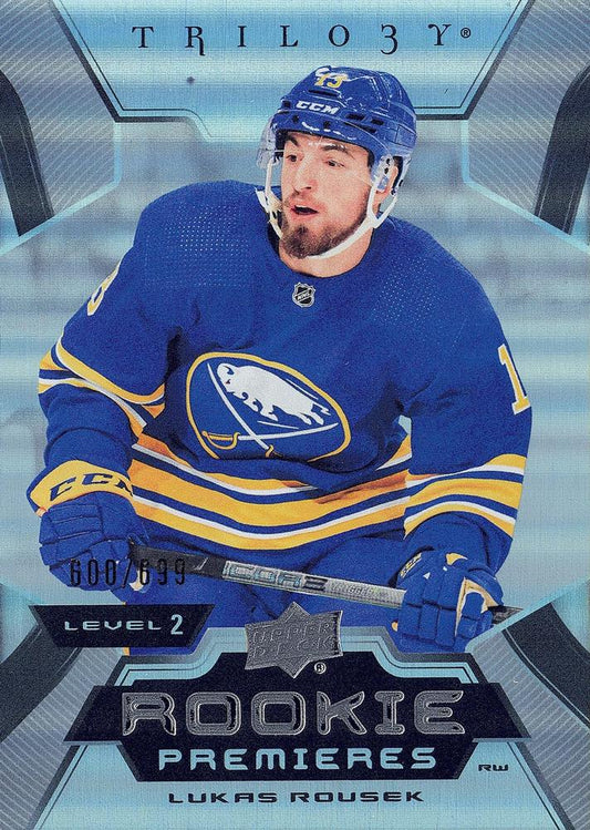 Lukas Rousek #188 Buffalo Sabres | 2023-24 Upper Deck Trilogy | NHL Trading Card