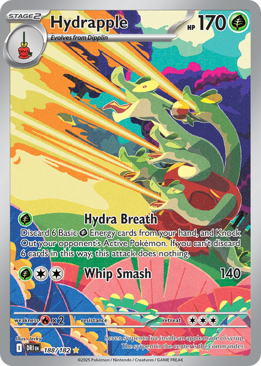 Hydrapple 188/182 Illustration Rare | Destined Rivals | Pokemon Card