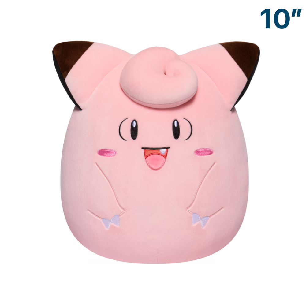 Clefairy ~ 10" Pokemon Squishmallow Plush