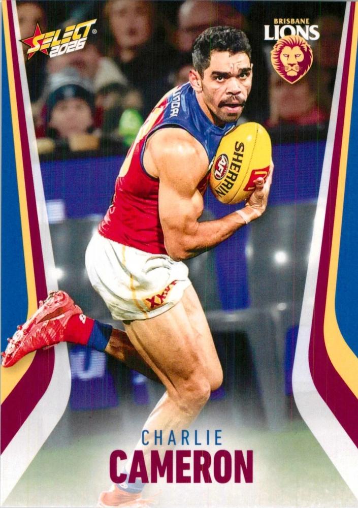 Charlie Cameron #18 Brisbane Lions | 2026 Select AFL Footy Stars | Trading Card