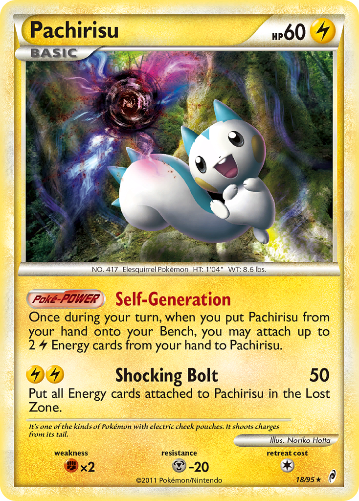 Pachirisu 18/95 Rare Holo | Call of Legends | Pokemon Card