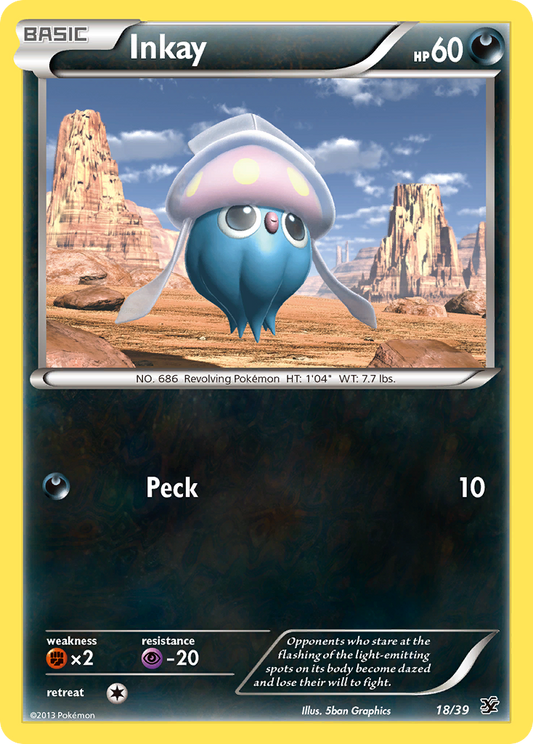 Inkay 18/39 | Kalos Starter Set | Pokemon Card