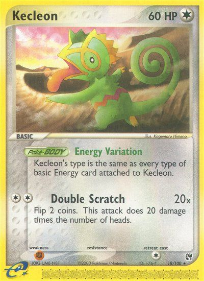 Kecleon 18/100 Rare | Sandstorm | Pokemon Card