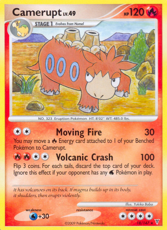 Camerupt 18/147 Rare | Supreme Victors | Pokemon Card