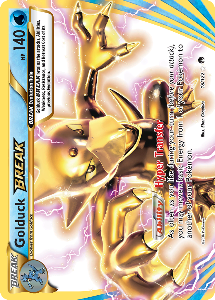 Golduck BREAK 18/122 Rare BREAK | BREAKpoint | Pokemon Card