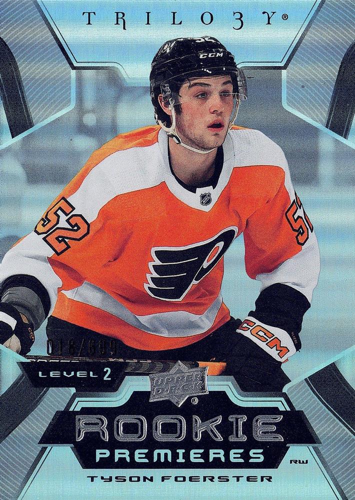 Tyson Foerster #190 Philadelphia Flyers | 2023-24 Upper Deck Trilogy | NHL Trading Card