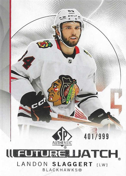Landon Slaggert #190 Chicago Blackhawks | 2024-25 SP Authentic | NHL Trading Card