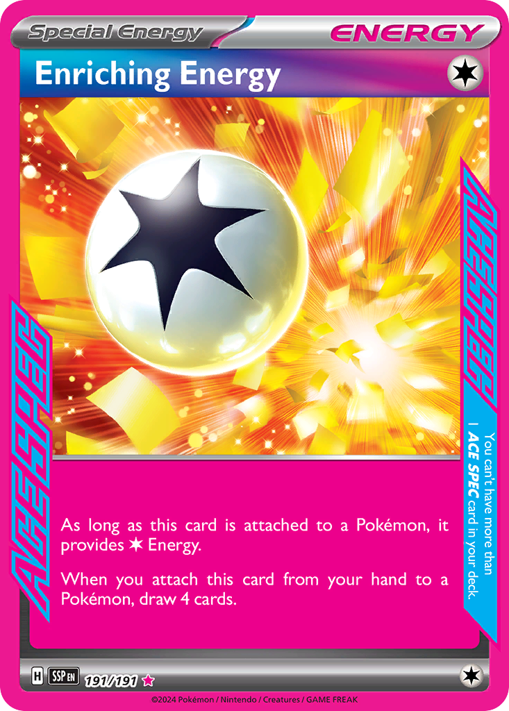 are ace spec pokemon cards rare Buy Enriching Energy Attach a Basic Energy card from your discard pile to each of your Future Pokmon in play. Pokemon TCG: Most expensive Ace
