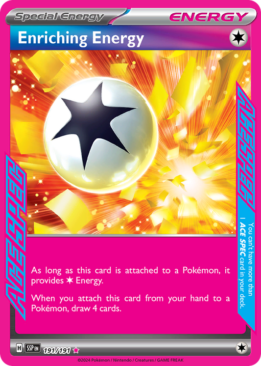 Enriching Energy 191/191 ACE SPEC Rare | Surging Sparks | Pokemon Card