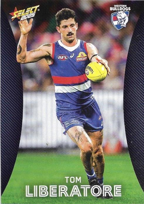 Tom Liberatore #192 Western Bulldogs | 2025 Select AFL Footy Stars | Trading Card