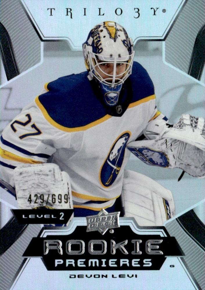 Devon Levi #193 Buffalo Sabres | 2023-24 Upper Deck Trilogy | NHL Trading Card