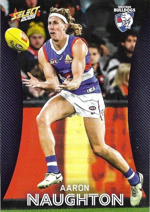 Aaron Naughton #193 Western Bulldogs | 2025 Select AFL Footy Stars | Trading Card