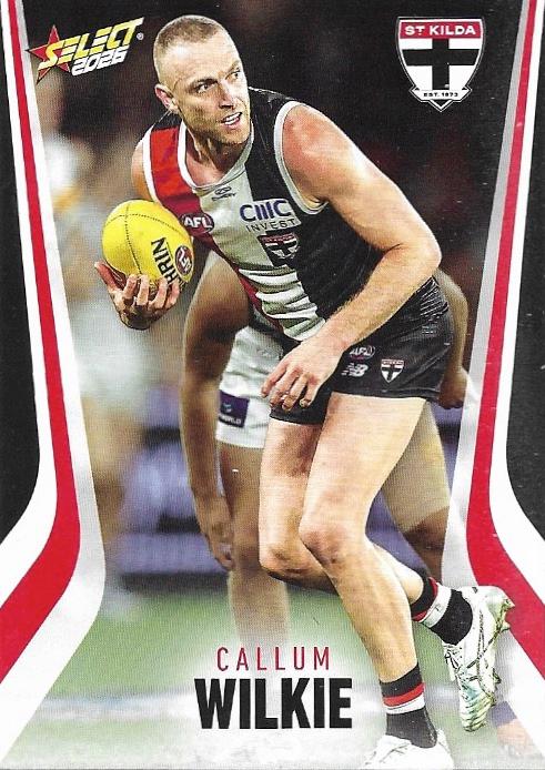 Callum Wilkie #194 St. Kilda Saints | 2026 Select AFL Footy Stars | Trading Card
