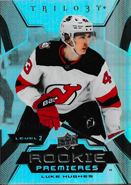Luke Hughes #197 New Jersey Devils | 2023-24 Upper Deck Trilogy | NHL Trading Card