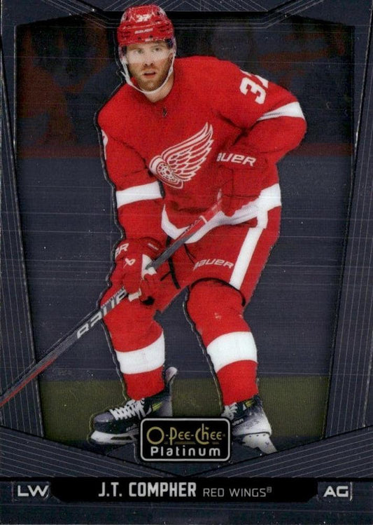 J.T. Compher #197 Detroit Red Wings | 2024-25 O-Pee-Chee Platinum | NHL Trading Card