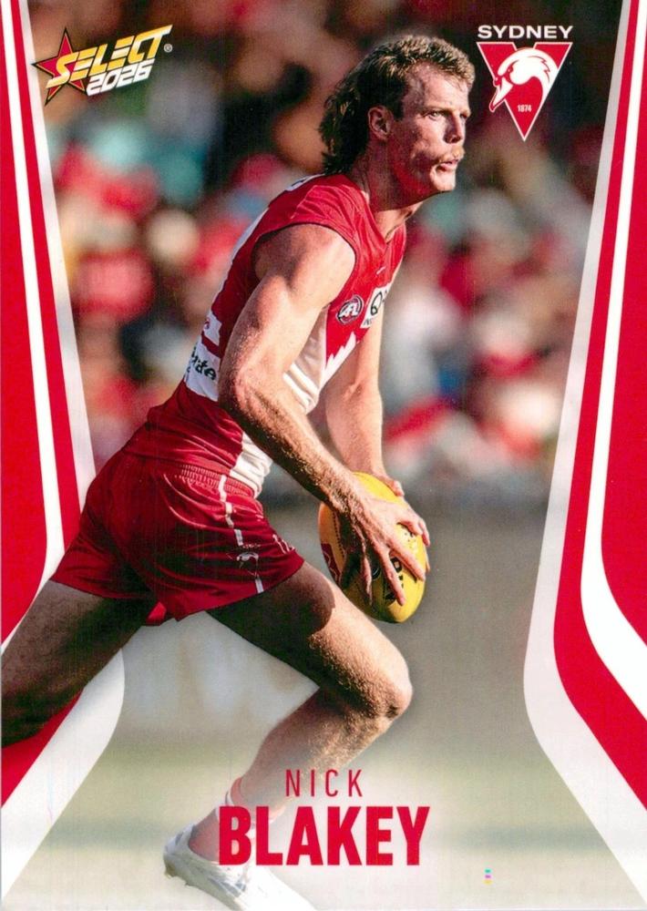Nick Blakey #197 Sydney Swans | 2026 Select AFL Footy Stars | Trading Card