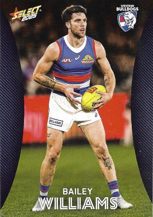 Bailey Williams #198 Western Bulldogs | 2025 Select AFL Footy Stars | Trading Card
