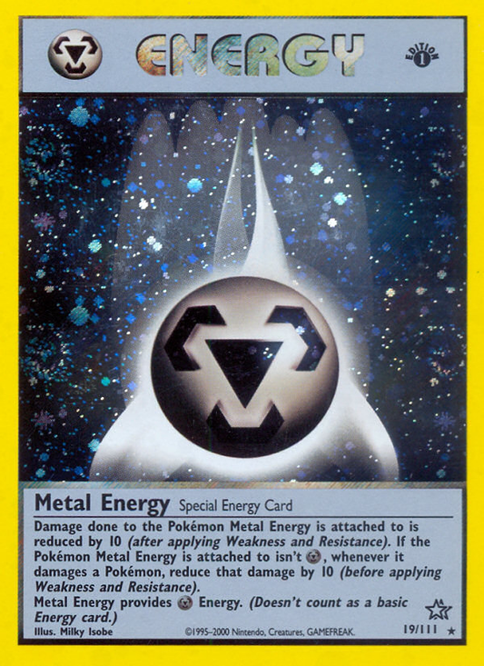 Metal Energy 19/111 Rare Holo | Neo Genesis | Pokemon Card