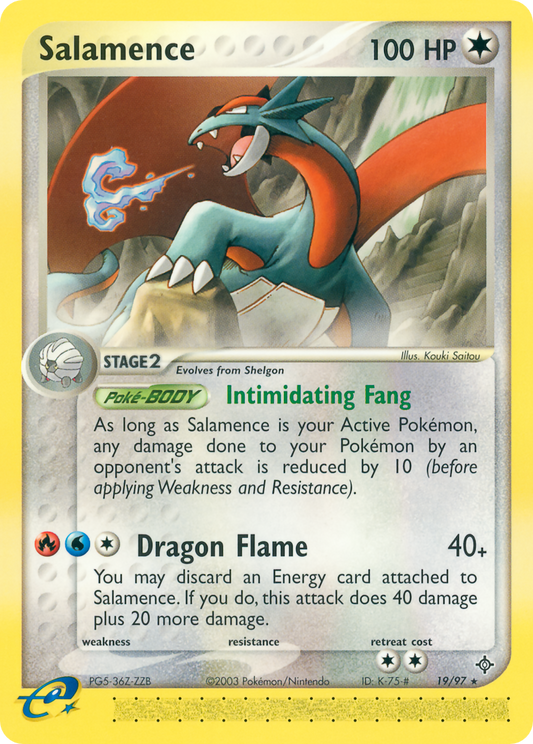 Salamence 19/97 Rare | Dragon | Pokemon Card