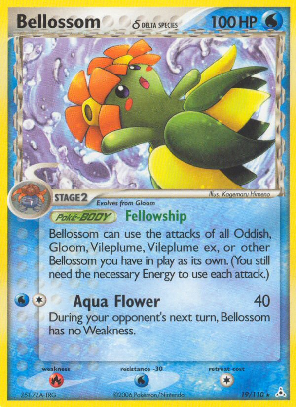 Bellossom δ 19/110 Rare | Holon Phantoms | Pokemon Card