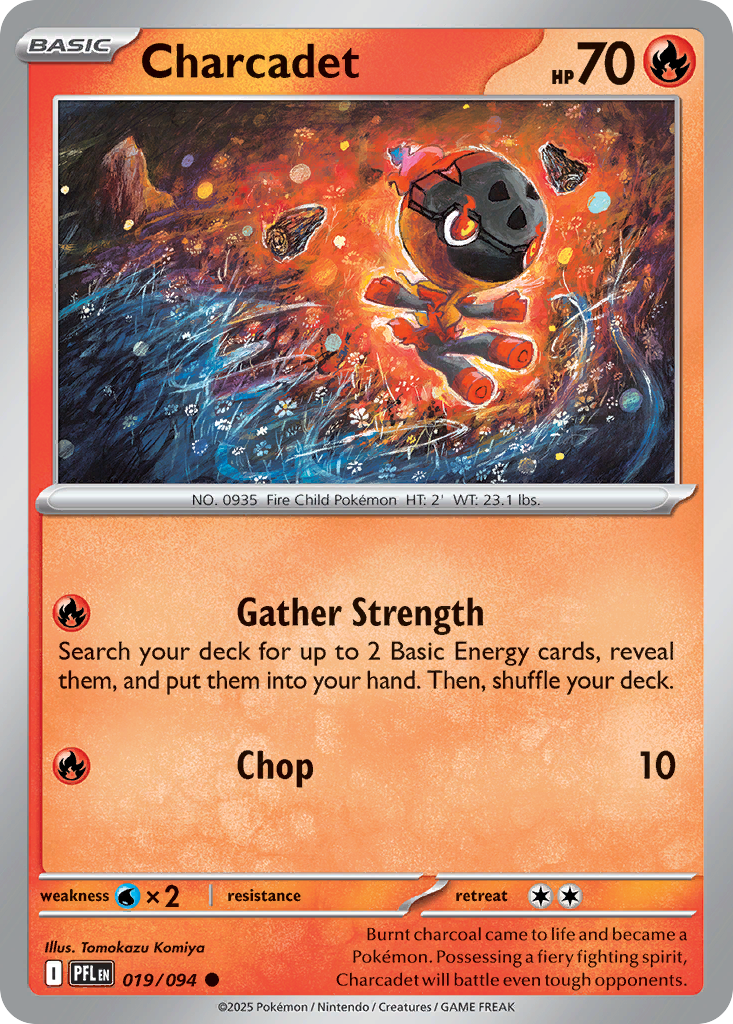 2020 pokemon/nintendo/creatures/game freak cards Charcadet 19/94 Common | Phantasmal Flames