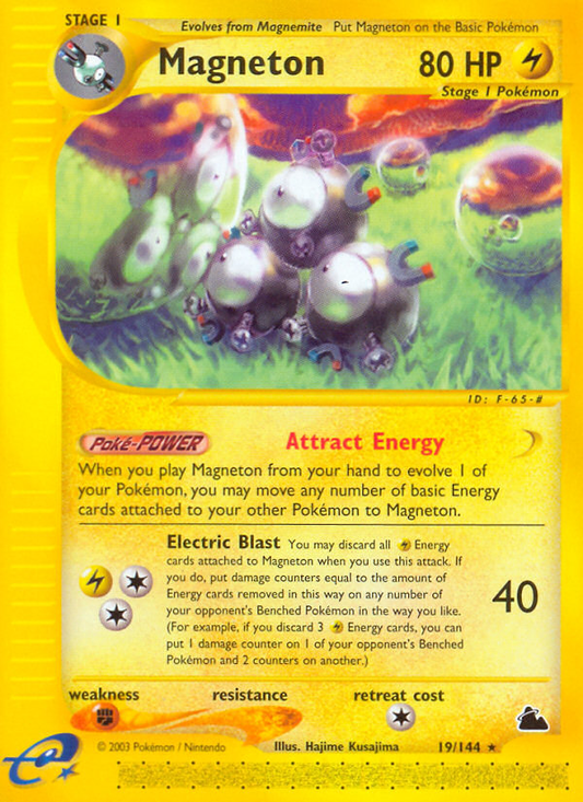 Magneton 19/144 Rare | Skyridge | Pokemon Card