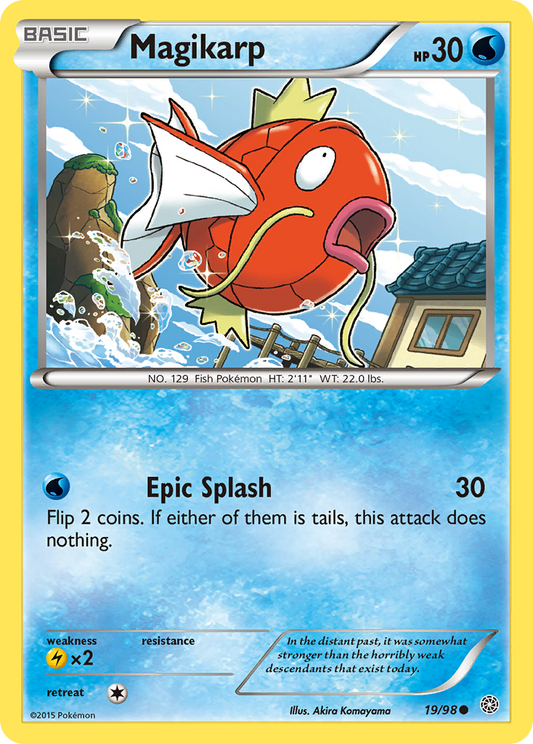 Magikarp 19/98 Common | Ancient Origins | Pokemon Card