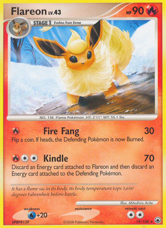 Flareon 19/100 Rare | Majestic Dawn | Pokemon Card