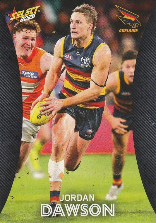 Jordan Dawson #1 Adelaide Crows | 2025 Select AFL Footy Stars | Trading Card