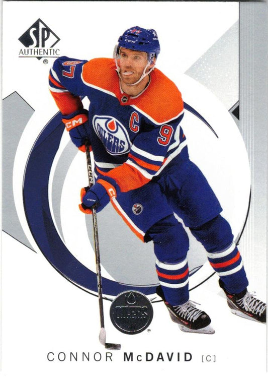 Connor McDavid #1 Edmonton Oilers | 2024-25 SP Authentic | NHL Trading Card