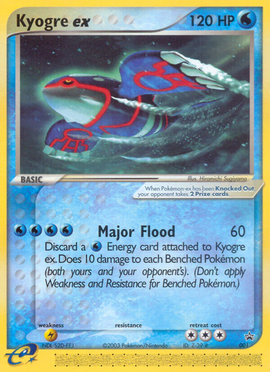 Kyogre ex #1 Promo | Nintendo Black Star Promos | Pokemon Card