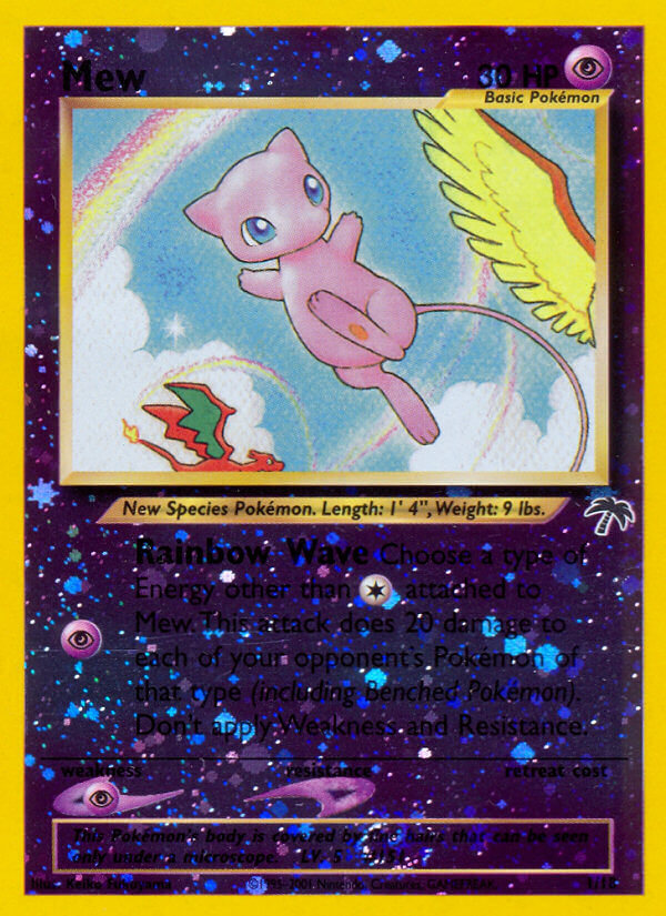 Mew 1/18 | Southern Islands | Pokemon Card