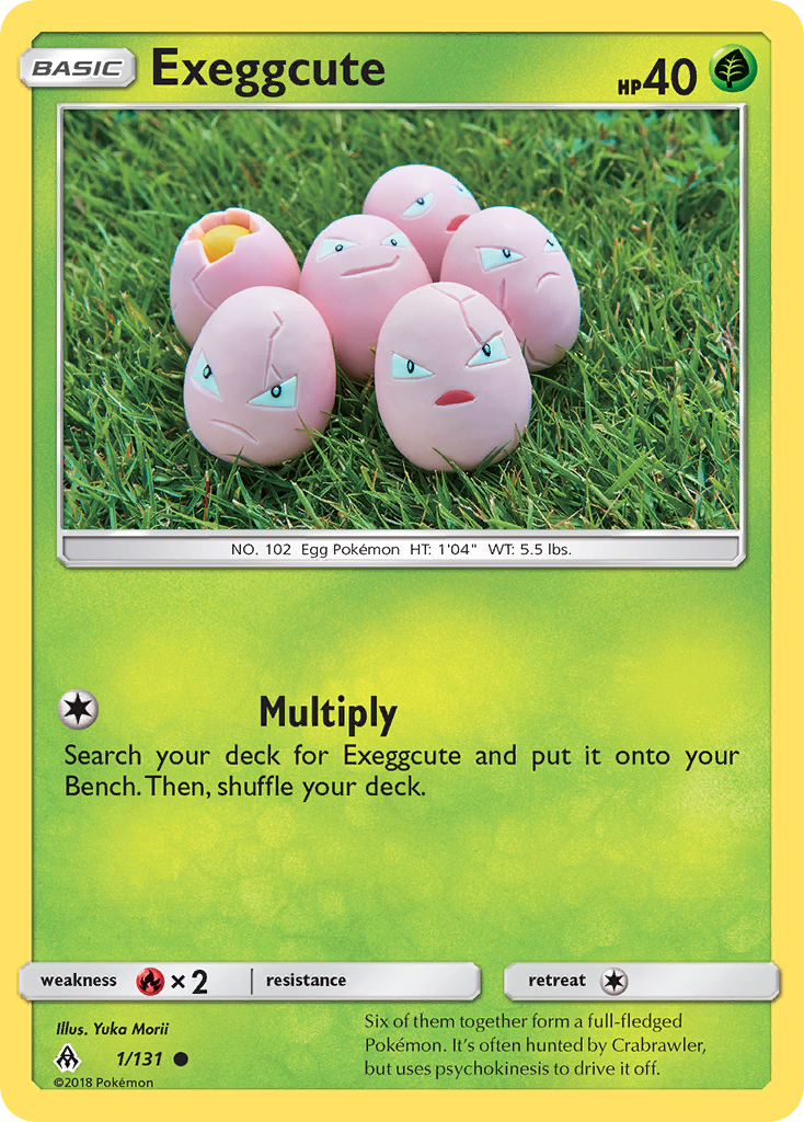 Exeggcute 1/131 Common | Forbidden Light | Pokemon Card
