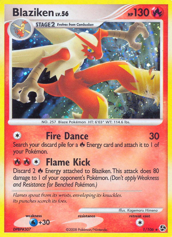 Blaziken 1/106 Rare Holo | Great Encounters | Pokemon Card