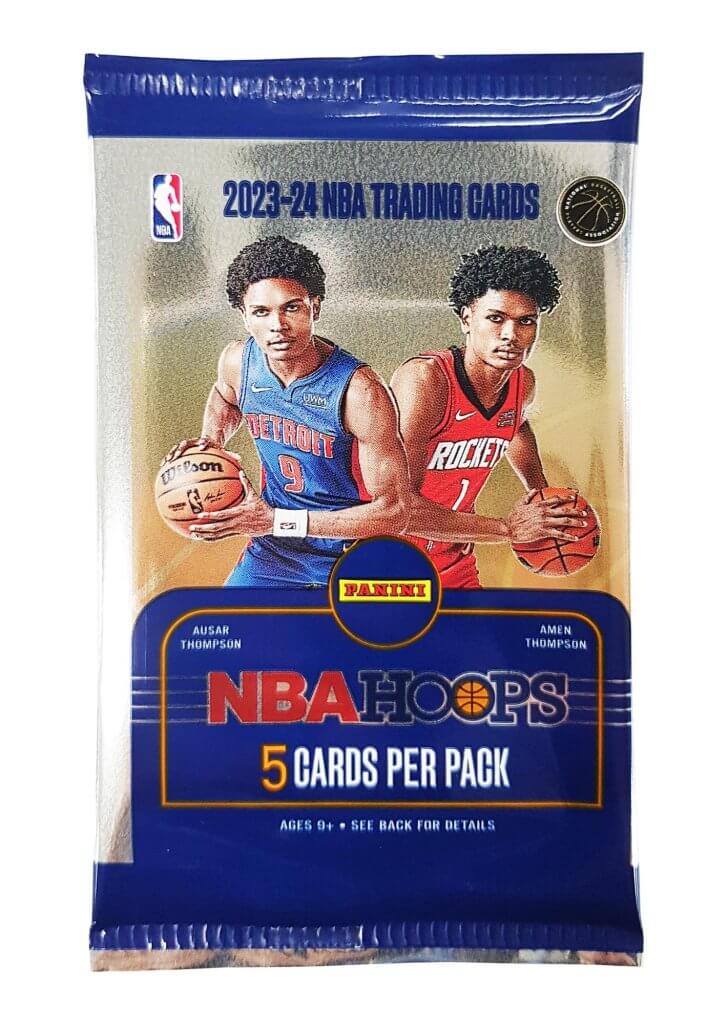 nba cards booster box 1x NBA Hoops 2023-24 5-Card Pack | Panini